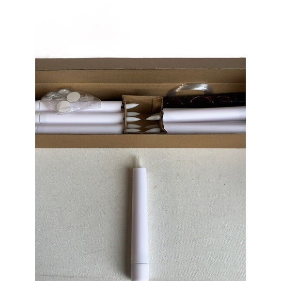 12 Floating Candles with Magic Wand Halloween Flameless LED Wizard - Picture 8 of 11